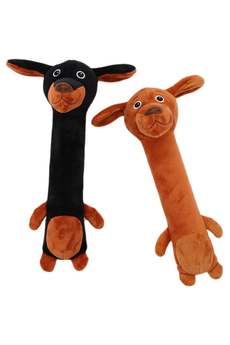 Winnie Dogs, 14 Inch Dog Toys, Main, color, Multicolored