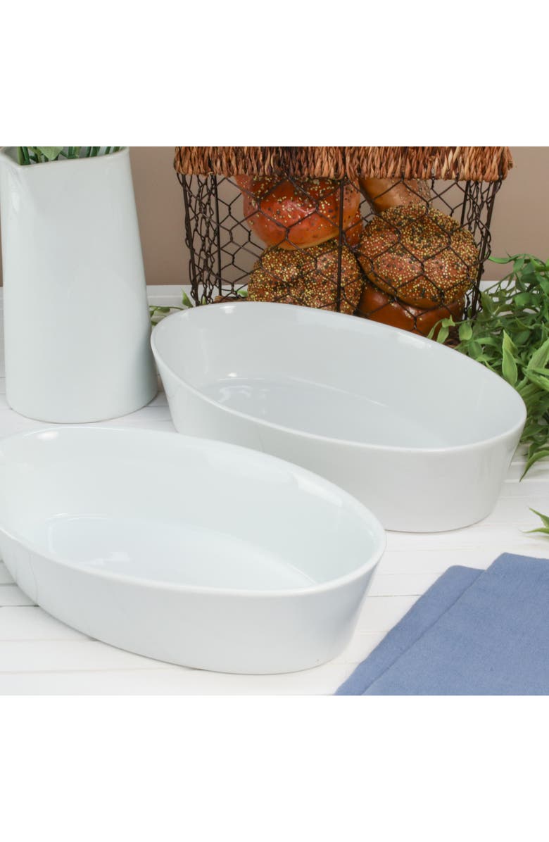 BIA Cordon Bleu Oslo Oval Baking Dish, Alternate, color, White