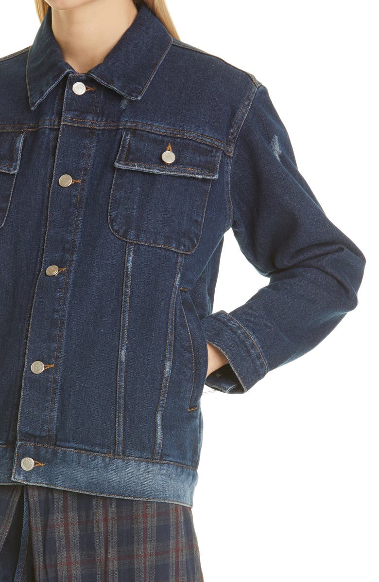 Youths in Balaclava Unisex Godstar Denim Jacket, Alternate, color, 