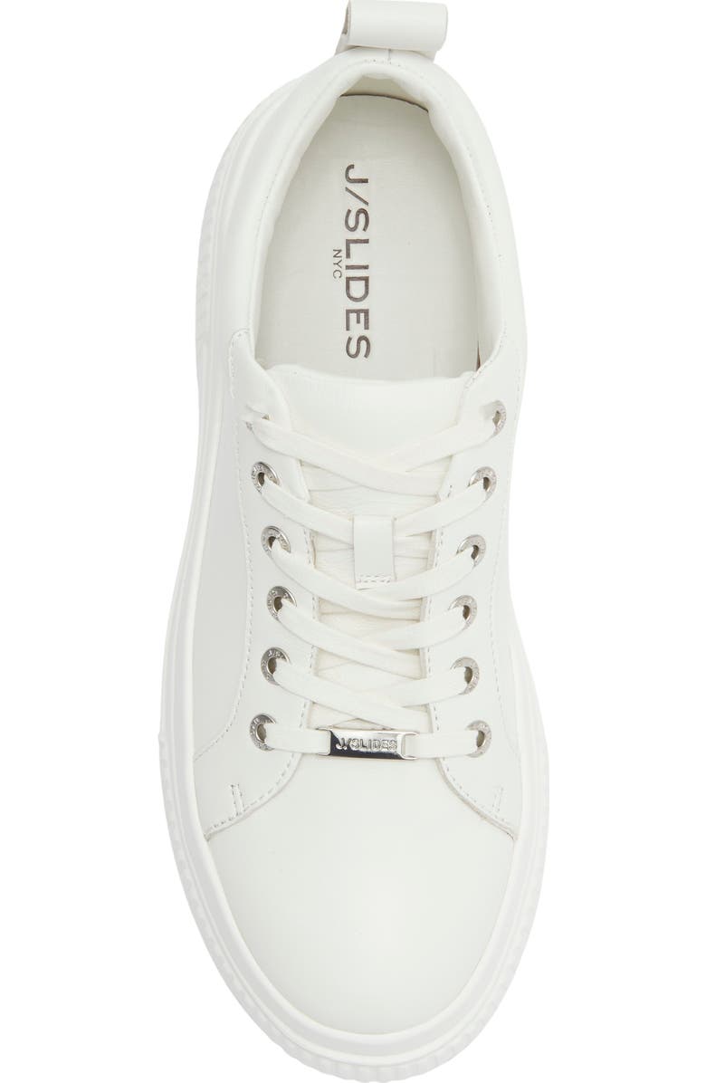 JSlides West Platform Sneaker, Alternate, color, White