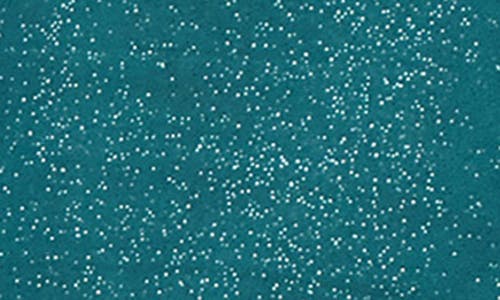 Sl Fashions Glitter Chiffon Capelet Cocktail Dress In Green
