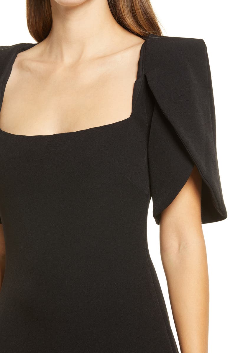 Badgley Mischka Collection Tulip Sleeve Cocktail Dress, Alternate, color, 