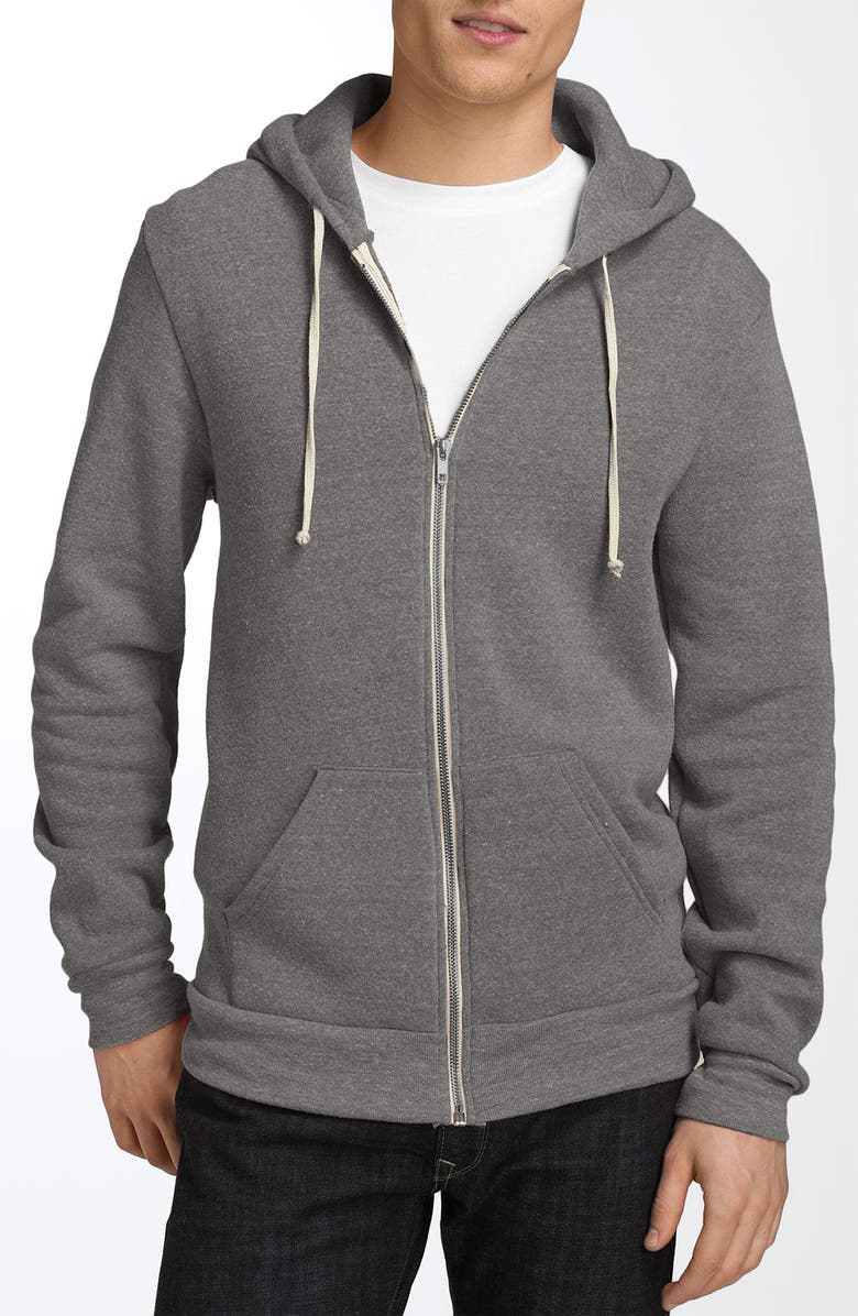 Alternative 'Rocky' Trim Fit Hoodie, Main, color, Eco Grey