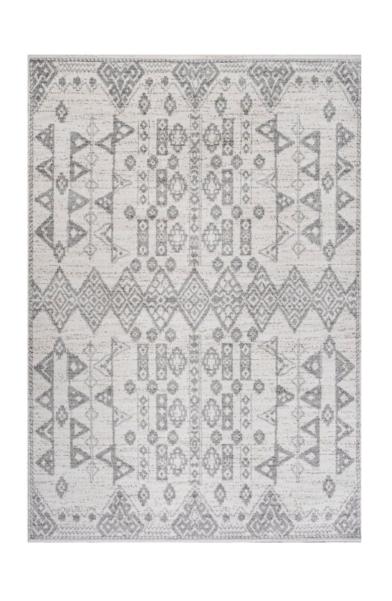 JONATHAN Y Idris Diamond Geometric Area Rug, Main, color, Gray/Beige
