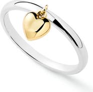Ana Luisa Heart Ring - Leia Two Tone