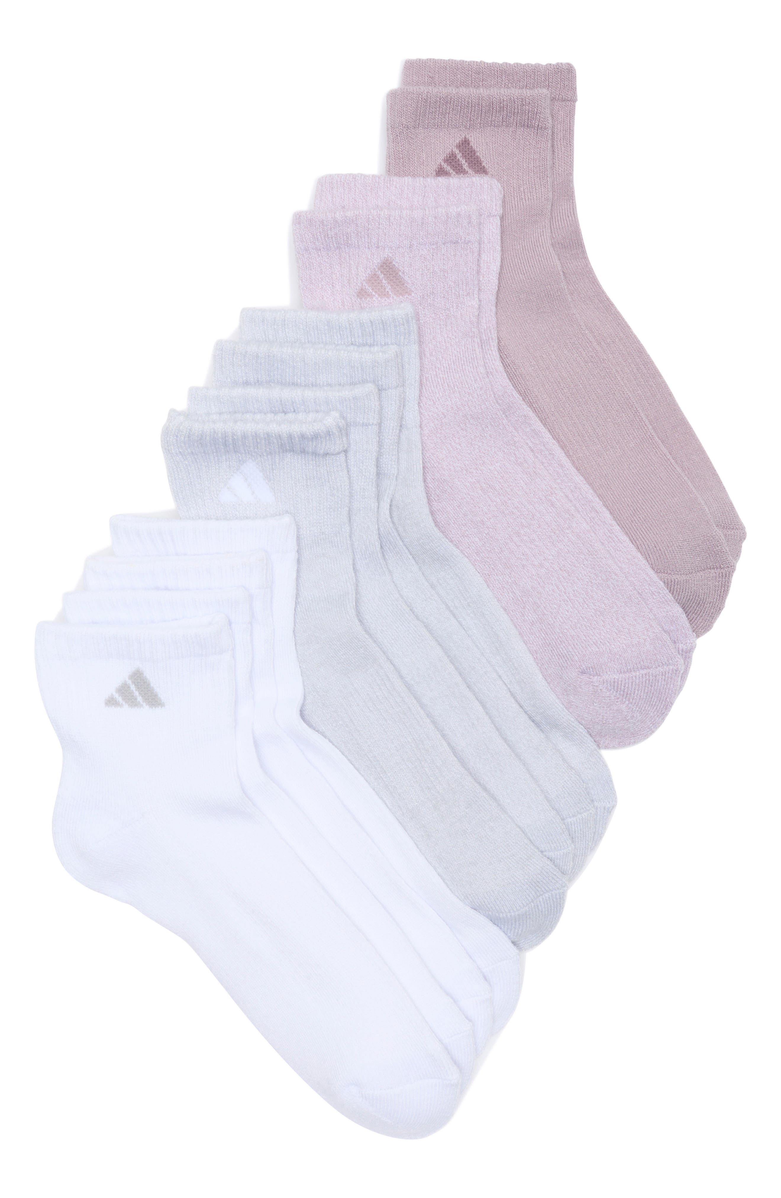 adidas 6-Pack Athletic Cushioned Crew Socks