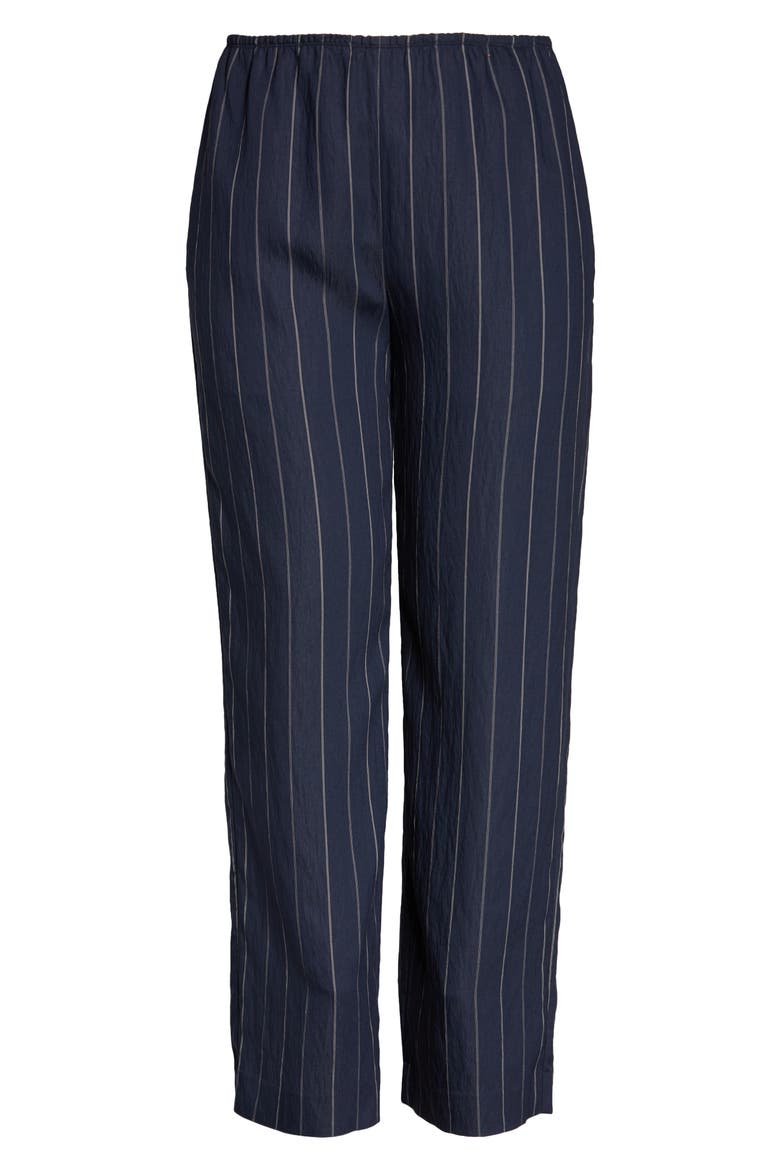 Stripe Wide Leg Pants, Alternate, color, COASTAL/ CHIFFON