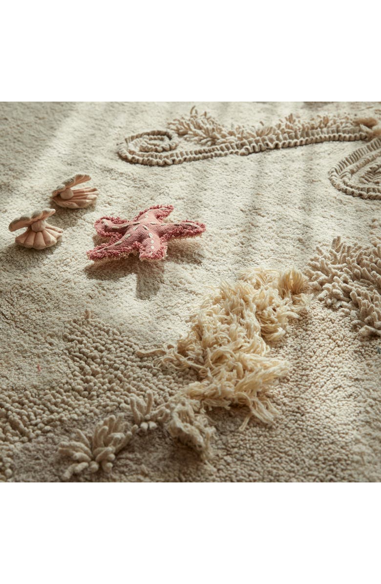 Lorena Canals Washable Play Rug  Seabed, Alternate, color, Green