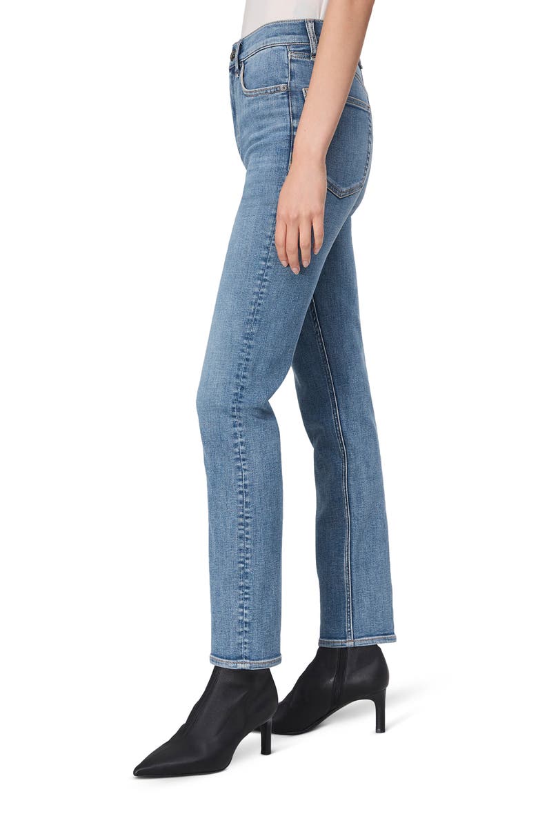 rag & bone Flexi Wren High Waist Slim Straight Leg Jeans, Alternate, color, Mack