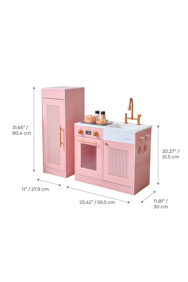 Little Chef Chester Play Kitchen & Accessories, Alternate, color, PEACH