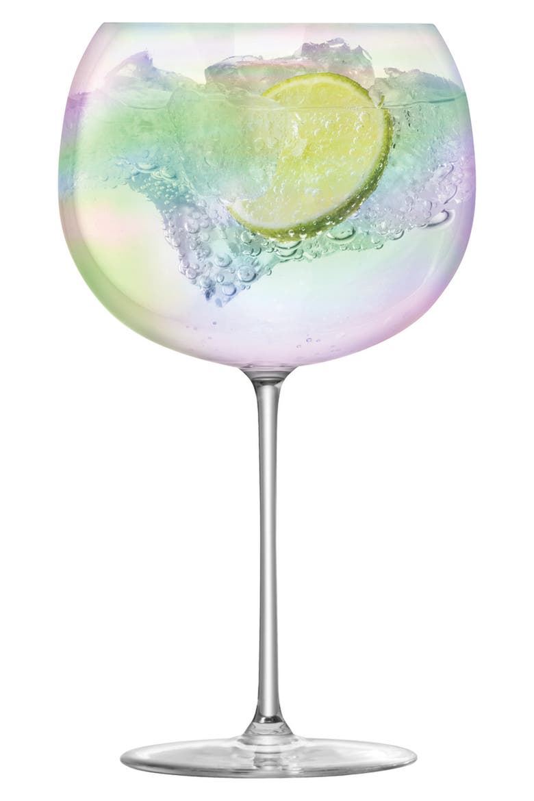 Bubble Balloon Glass, Alternate, color, MOTHER OF PEARL