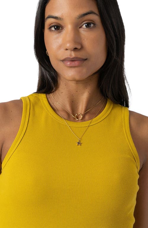 Saint + Sofia Nova Racer Vest In Gold