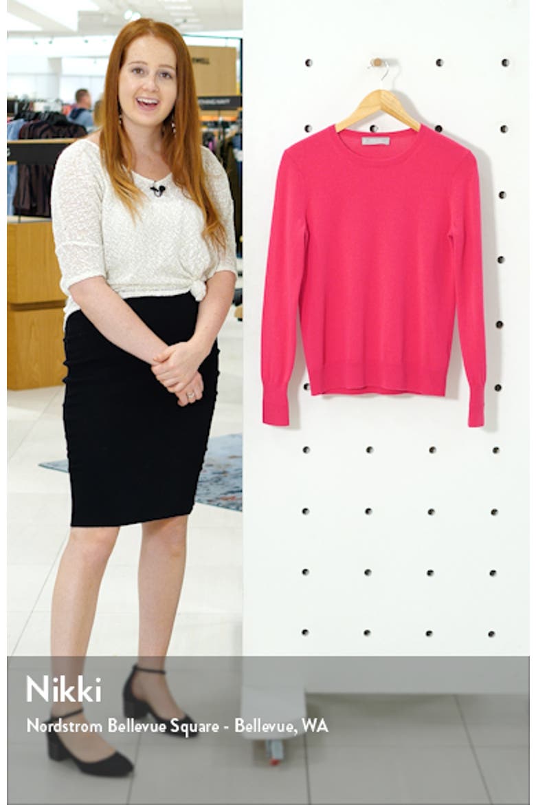 The Cashmere Crew Sweater video