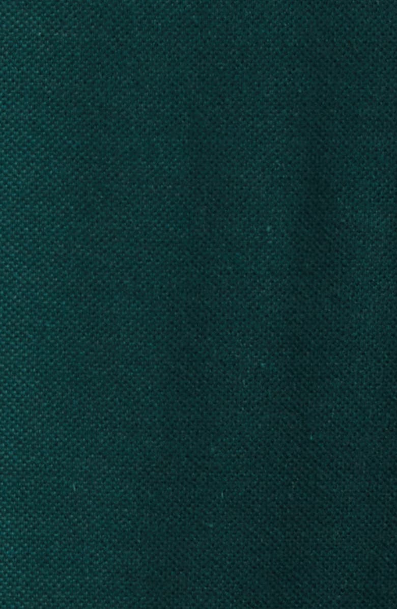 Ralph Lauren Purple Label Embroidered Polo Bear Cotton & Cashmere Piqué Polo, Alternate, color, Moss Agate