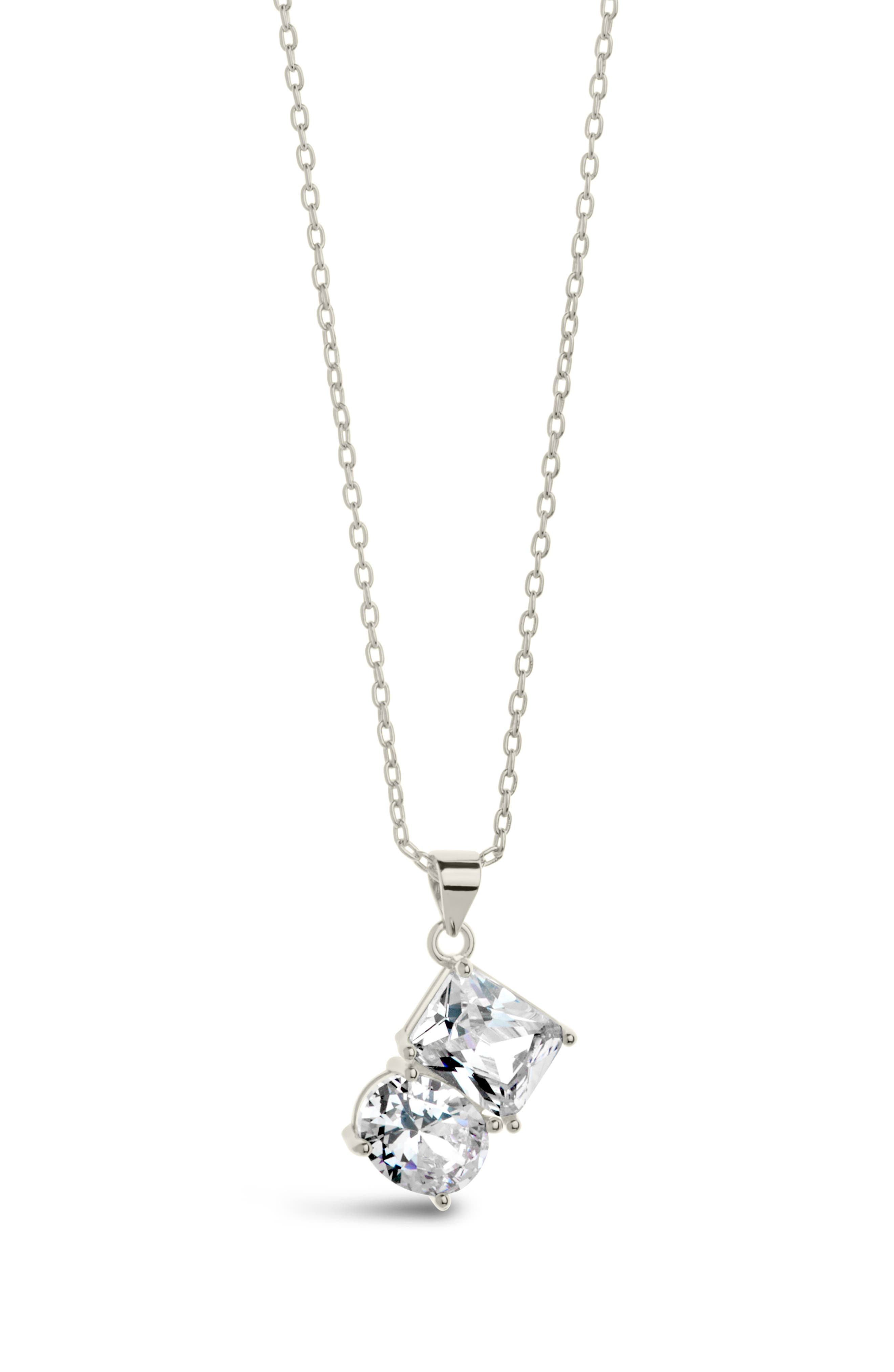 Sterling Forever Marla Pendant Necklace