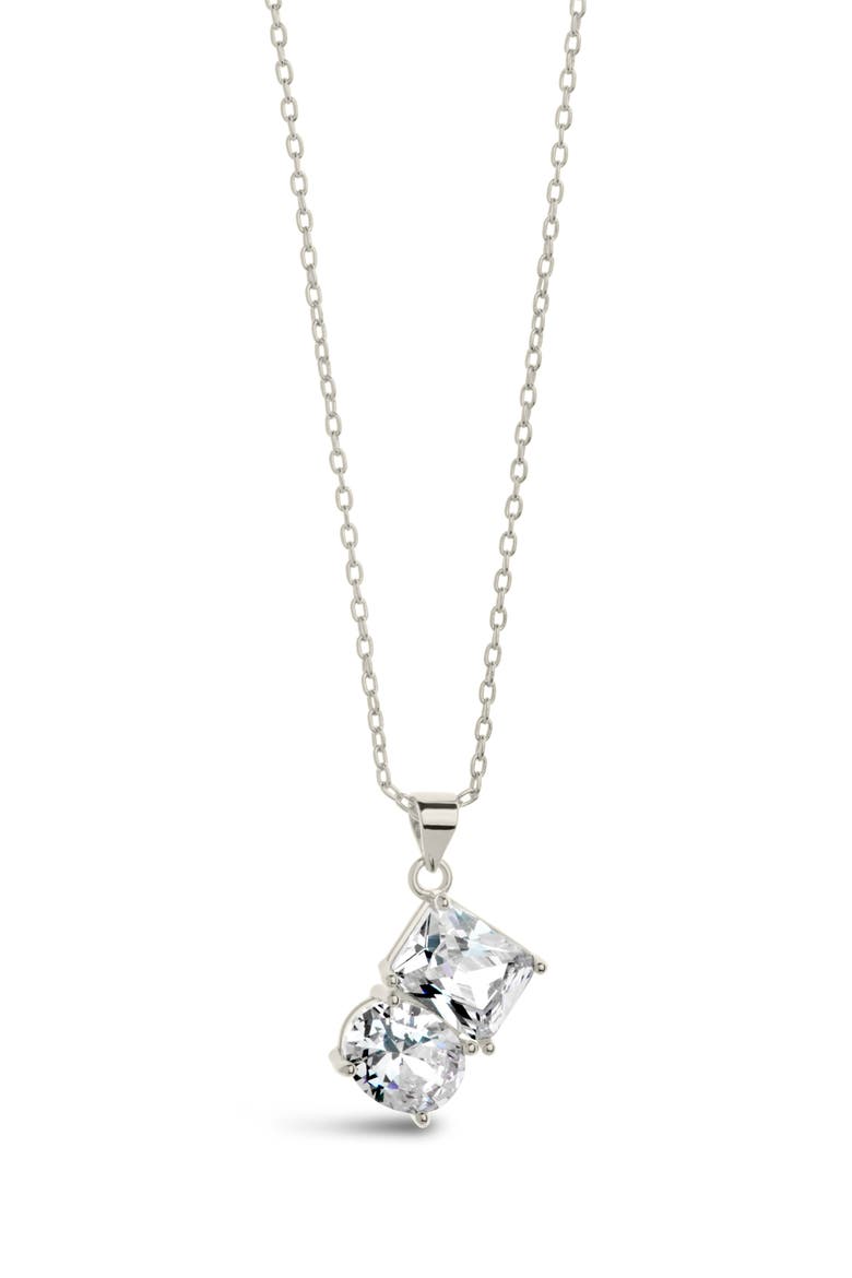 Marla Pendant Necklace, Main, color, SILVER