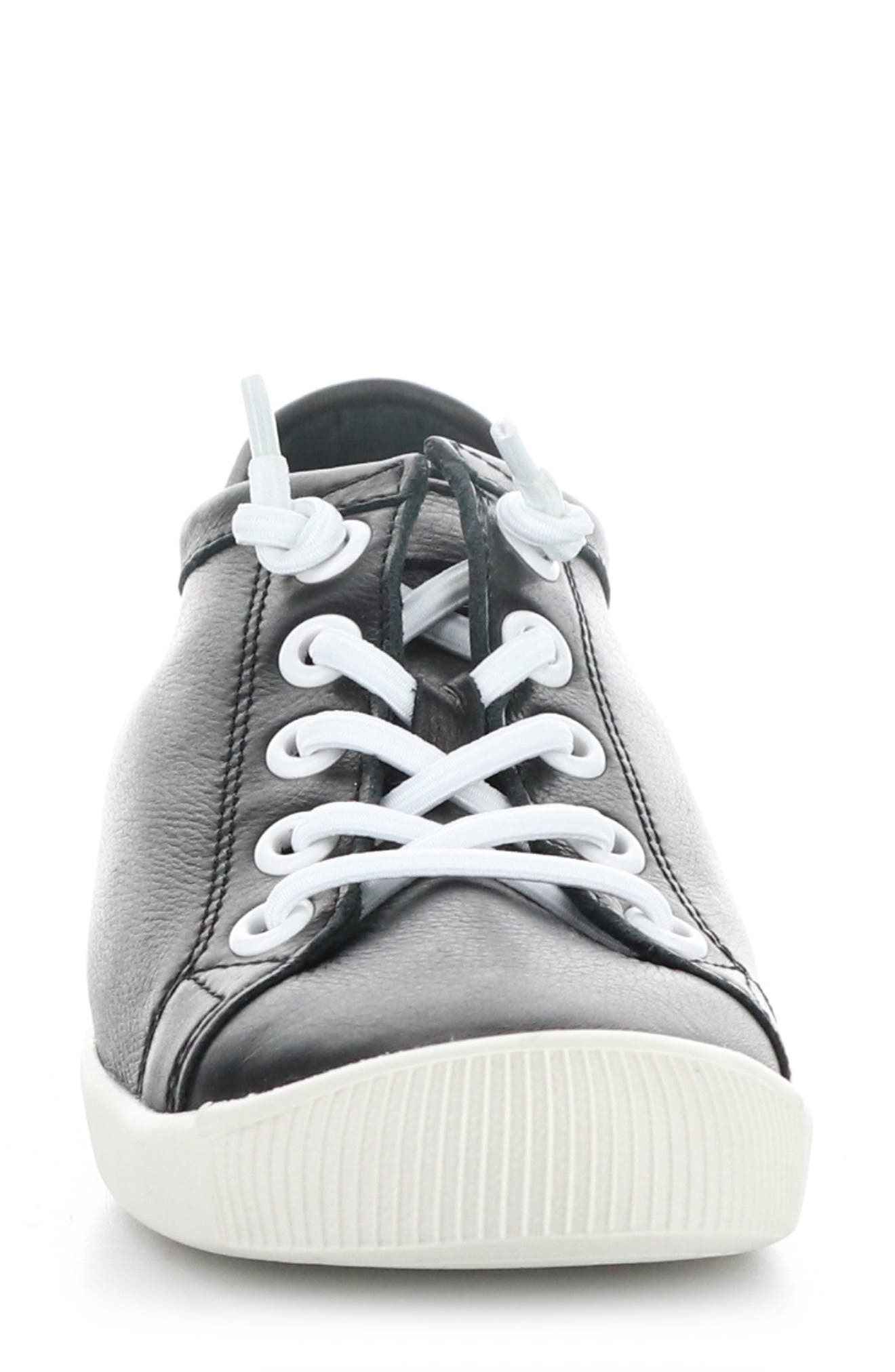 Softinos by Fly London Isla Sneaker, Alternate, color, 029 Black Smooth Lea
