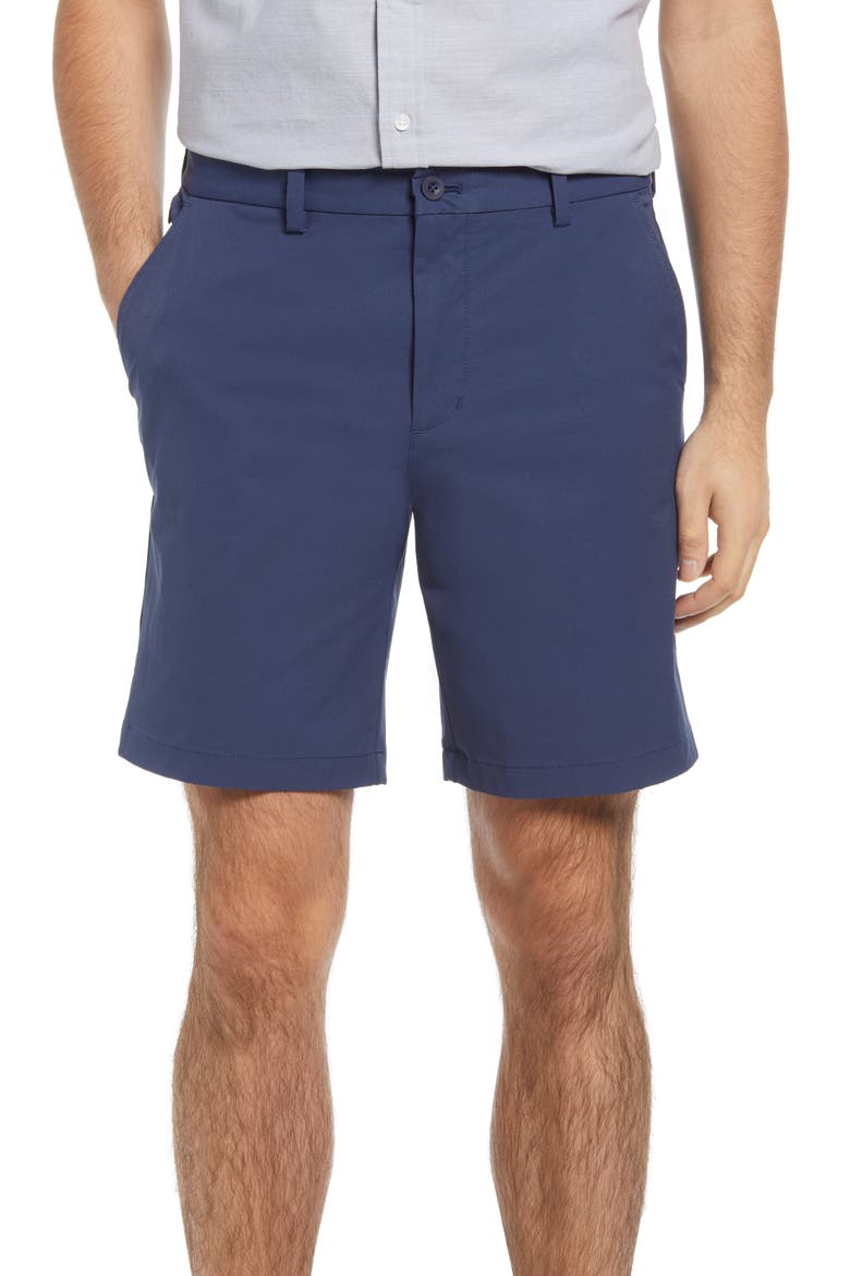 On-The-Go Performance Shorts, Main, color, BLUE BLAZER