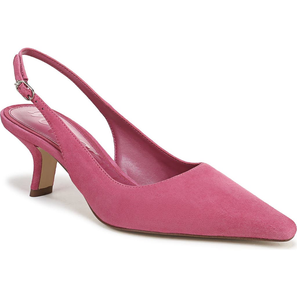 Sam Edelman Bianka Slingback Kitten Heels In Pink