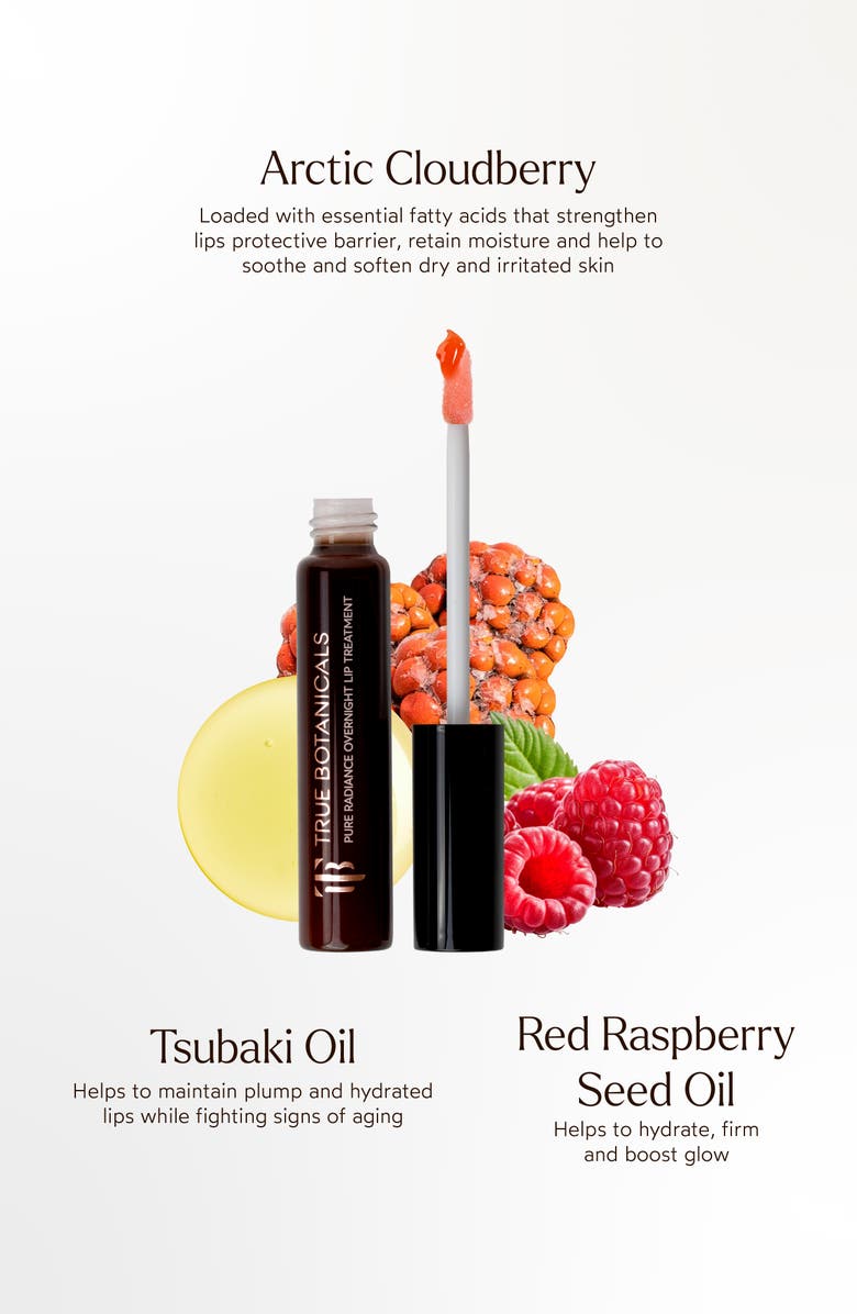 True Botanicals Pure Radiance Overnight Lip Treatment, Alternate, color,