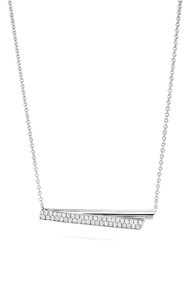 HEARTS ON FIRE INSIDE/OUT Diamond Flip Pendant Necklace, Main, color, 18K White Gold