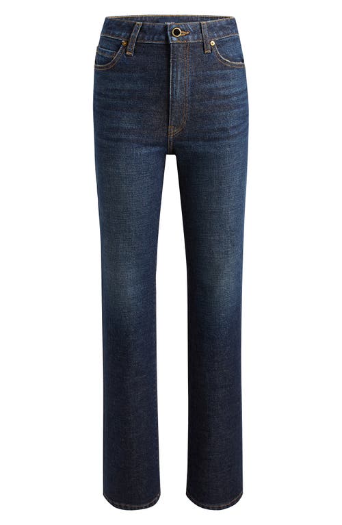 Khaite Danielle High Waist Straight Leg Jeans In Lansing