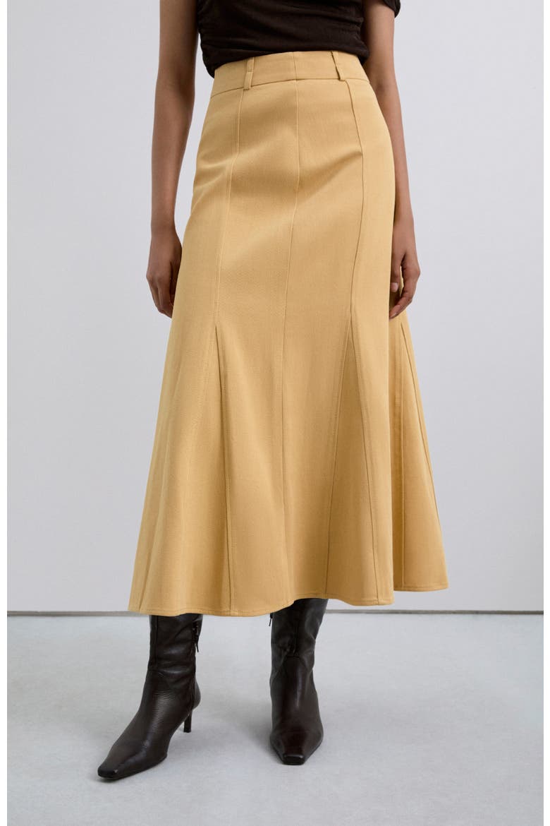 Mustill Skirt, Main, color, Mustard