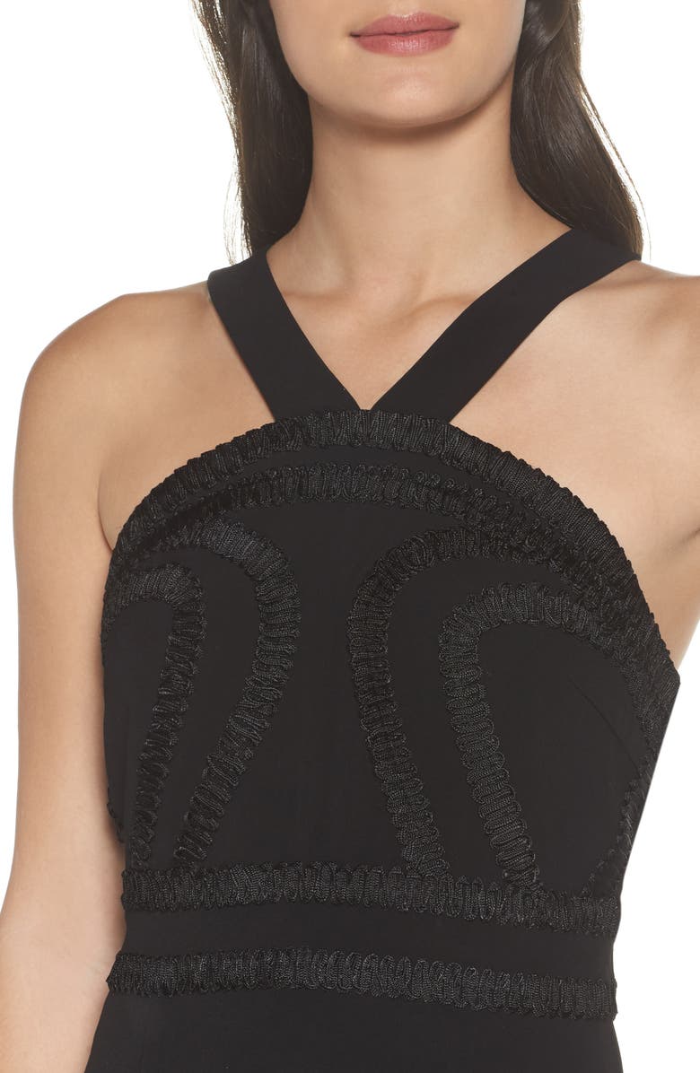 Foxiedox Aviana High/Low Halter Neck Dress, Alternate, color,