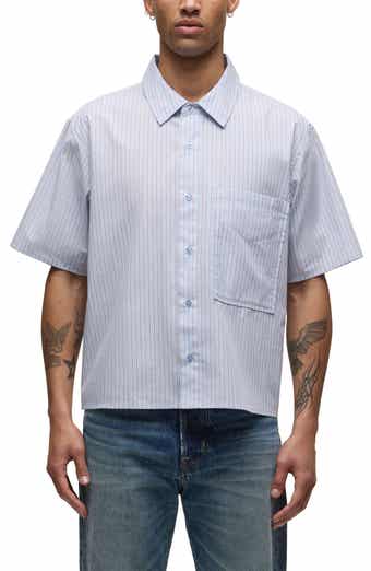 Hudson Jeans Rex Short Sleeve Cotton Button-Up Shirt
