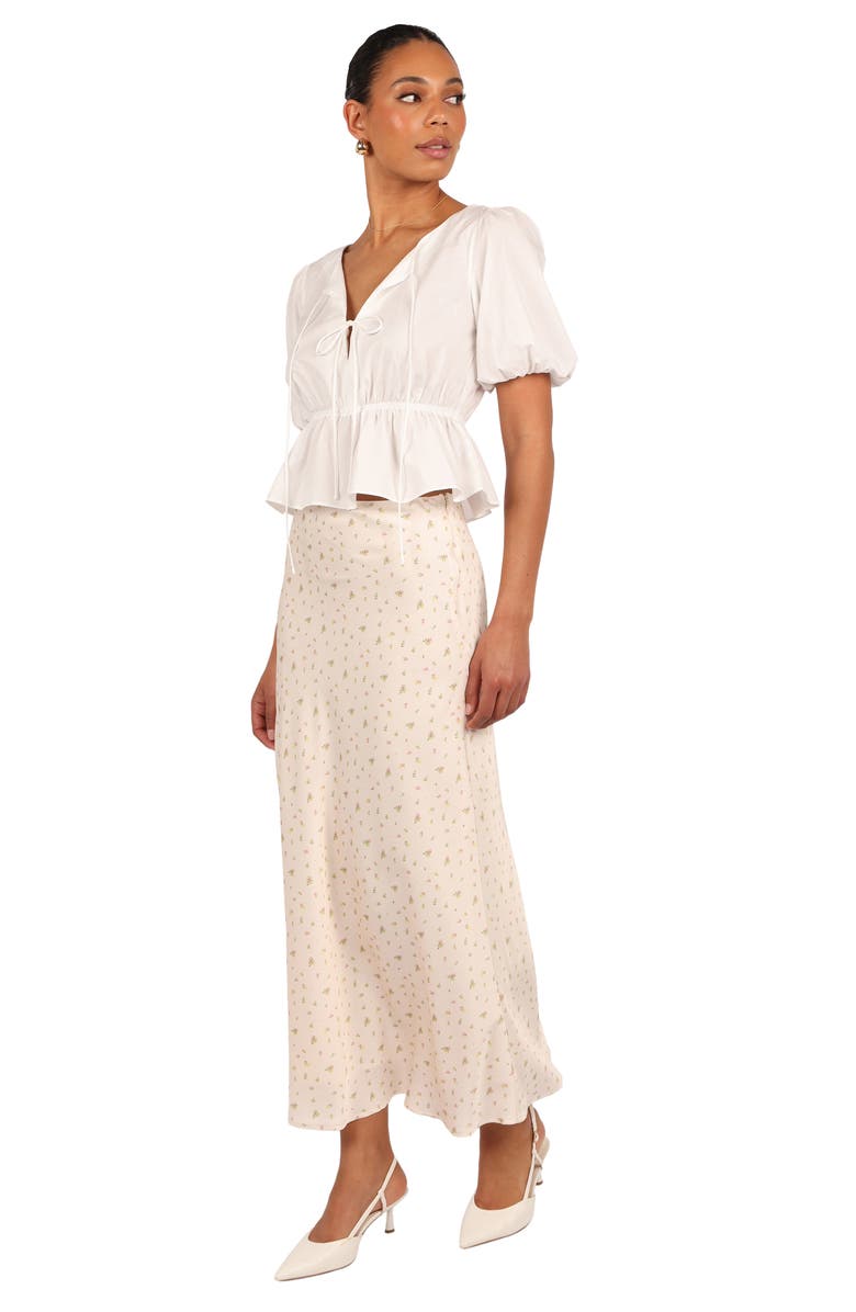 Petal & Pup Pippi Cotton Peplum Top, Alternate, color, Cloud White