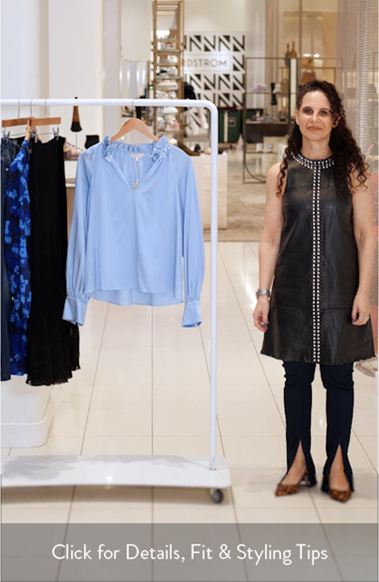 Gayle Stretch Silk Shirt, sales video thumbnail