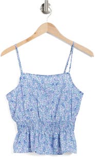 VERO MODA Henna Smocked Peplum Top