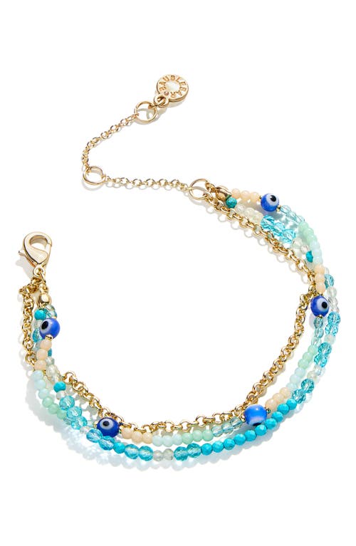 Baublebar Mariana Layered Beaded Bracelet In Turquoise