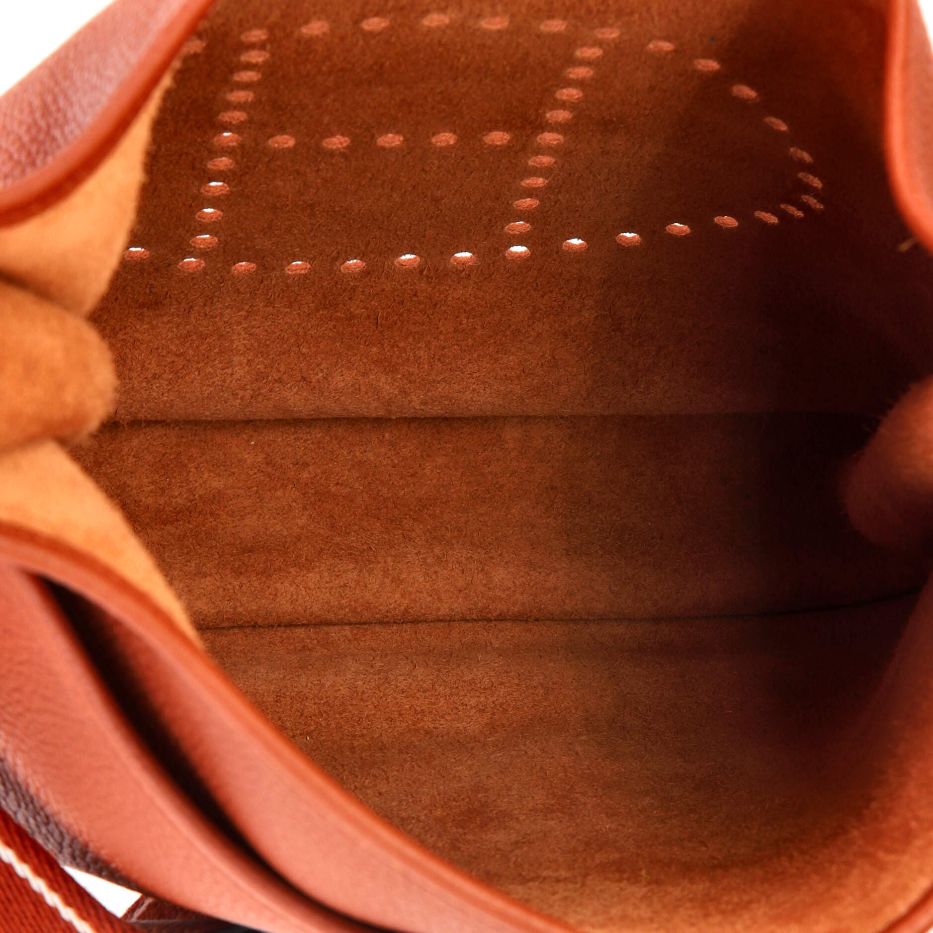 Pre-Owned Hermes Evelyne Bag Gen III Clemence PM, Alternate, color, Brique