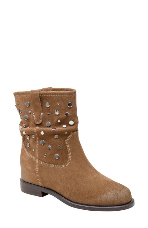 Terry Studded Slouchy Bootie (Women)