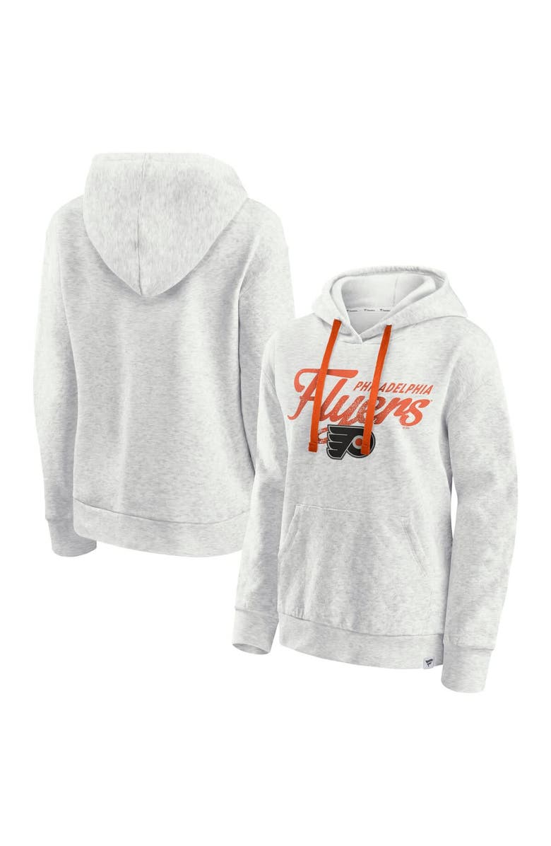 FANATICS Women's Fanatics  Oatmeal Philadelphia Flyers True Classics Quilted Pullover Hoodie, Main, color, 