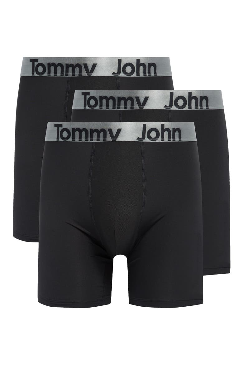 Men's 3-Pack Essential 360 Sport 6-Inch Boxer Briefs, Main, color, BLACK