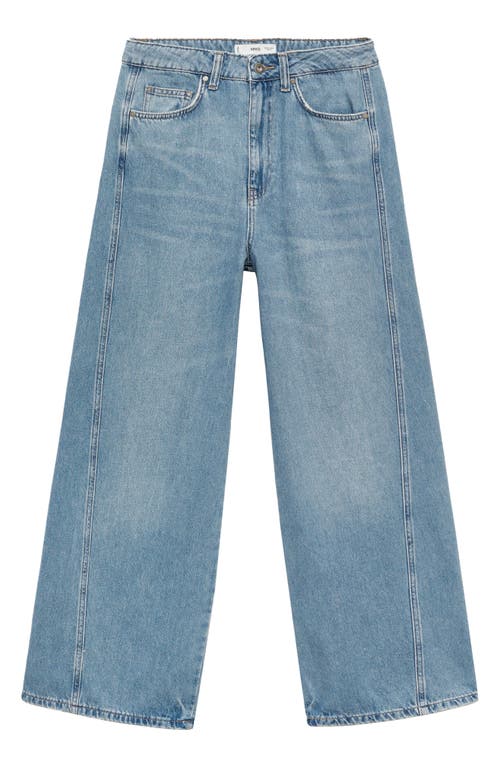 Mango Mid Rise Ultra Wide Leg Jeans
