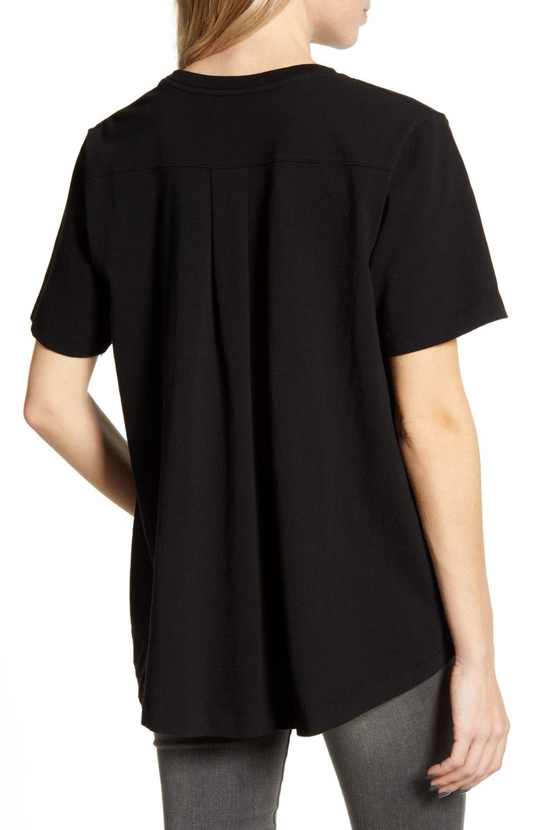 Citizens of Humanity Lenu Pleat Back Cotton Top, Alternate, color, 