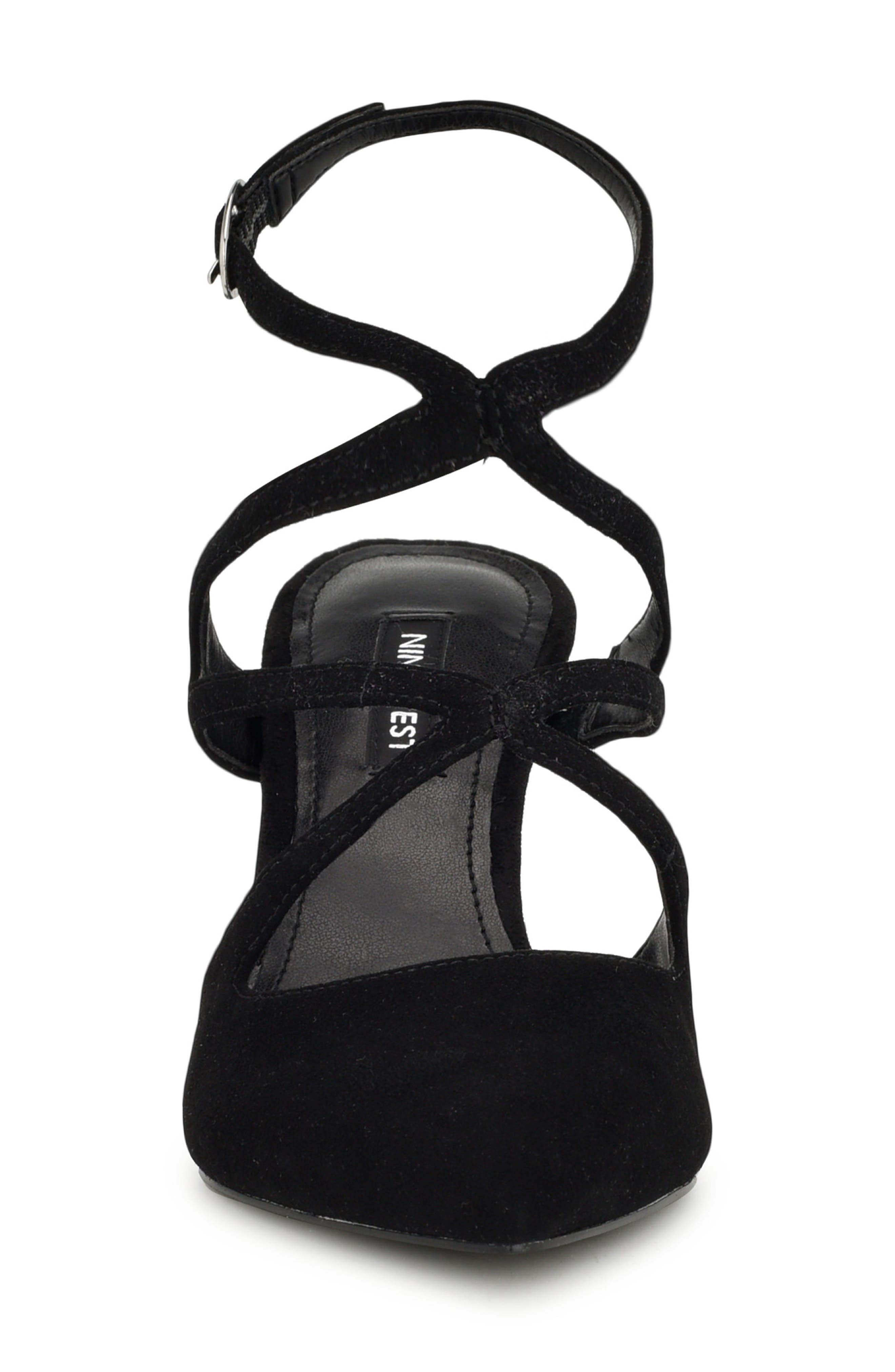 Nine West Maes Ankle Strap Pointed Toe Pump, Alternate, color, 