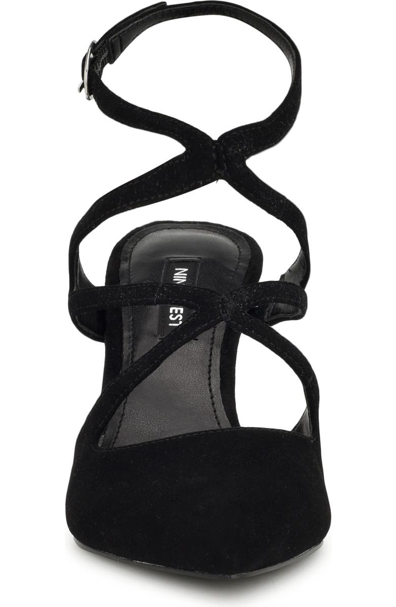 Nine West Maes Ankle Strap Pointed Toe Pump, Alternate, color,