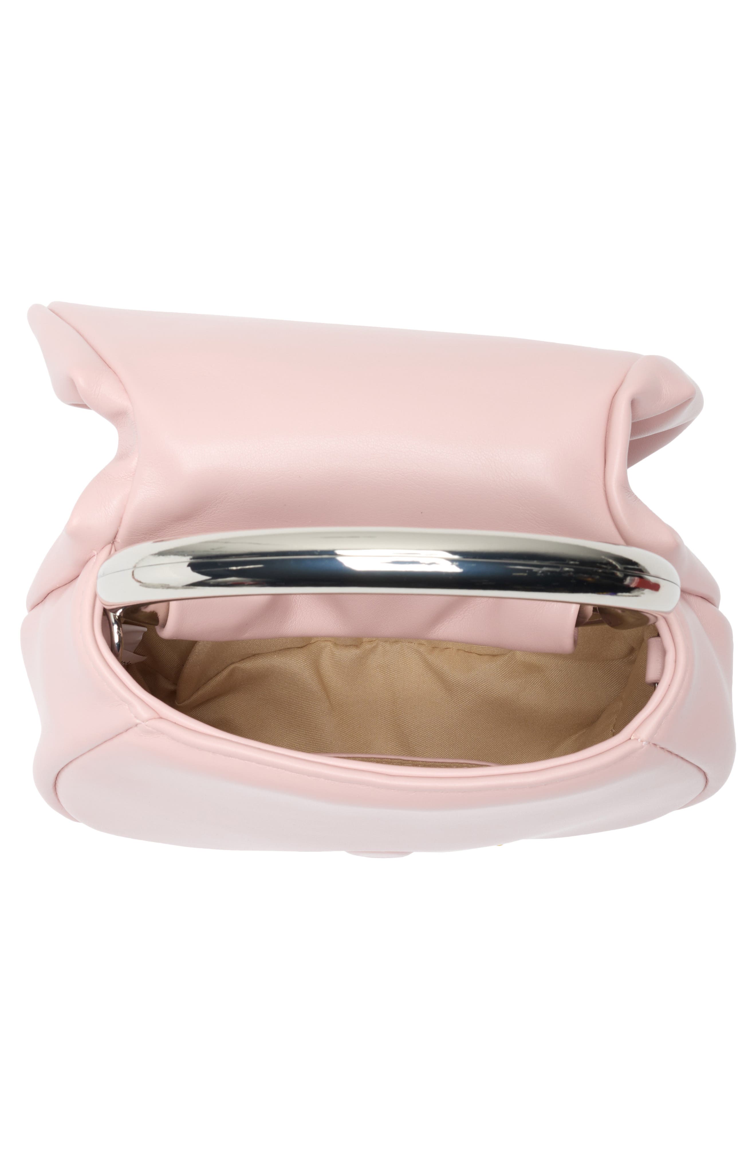 Statement Hardware Clutch, Alternate, color, ROSE