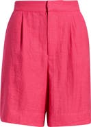 CITY BLUES Pleat Front Bermuda Shorts