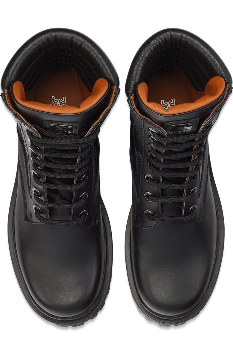 MCM Visetos Boots in Calf Leather, Alternate, color,