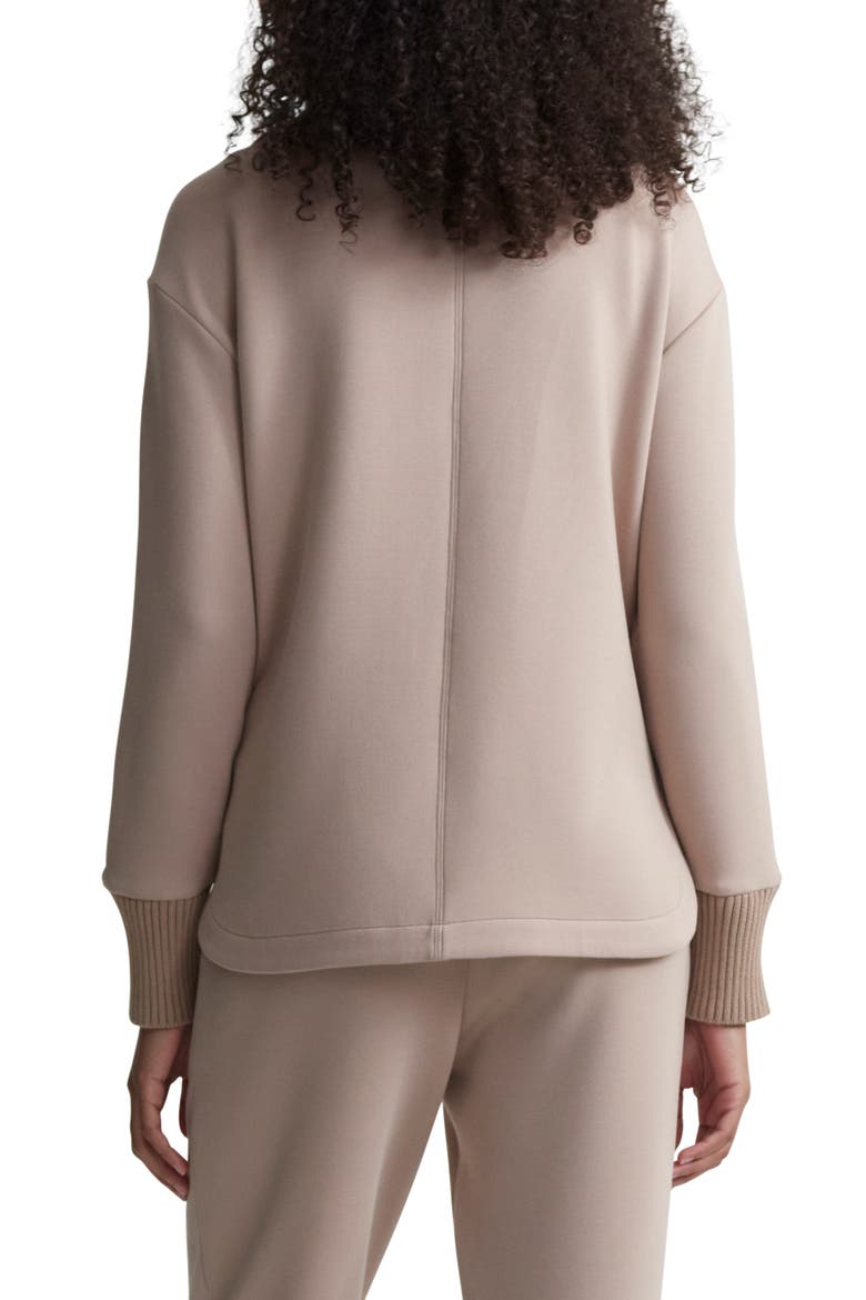Niamh Knit Zip Jacket, Alternate, color, LIGHT TAUPE