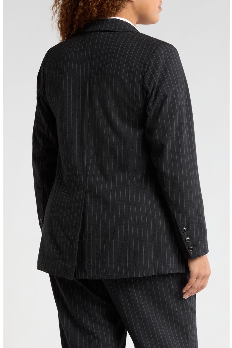 The Pinstripe Blazer, Alternate, color, GRAPHITE