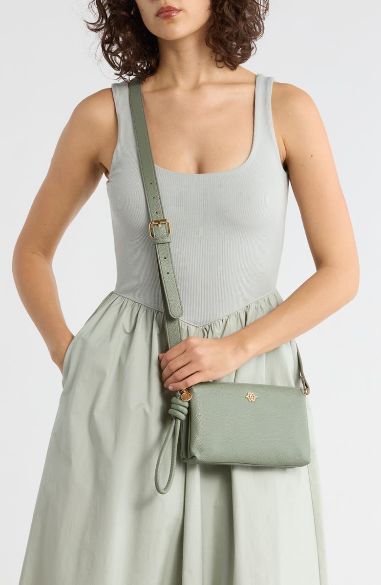 Nanette Lepore Ruby Small Crossbody Bag, Alternate, color, Artichoke