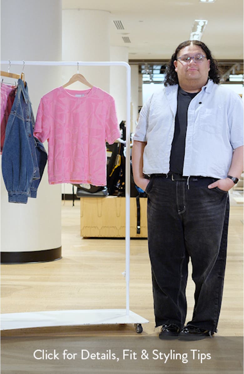 Textured French Terry Shirt, sales video thumbnail