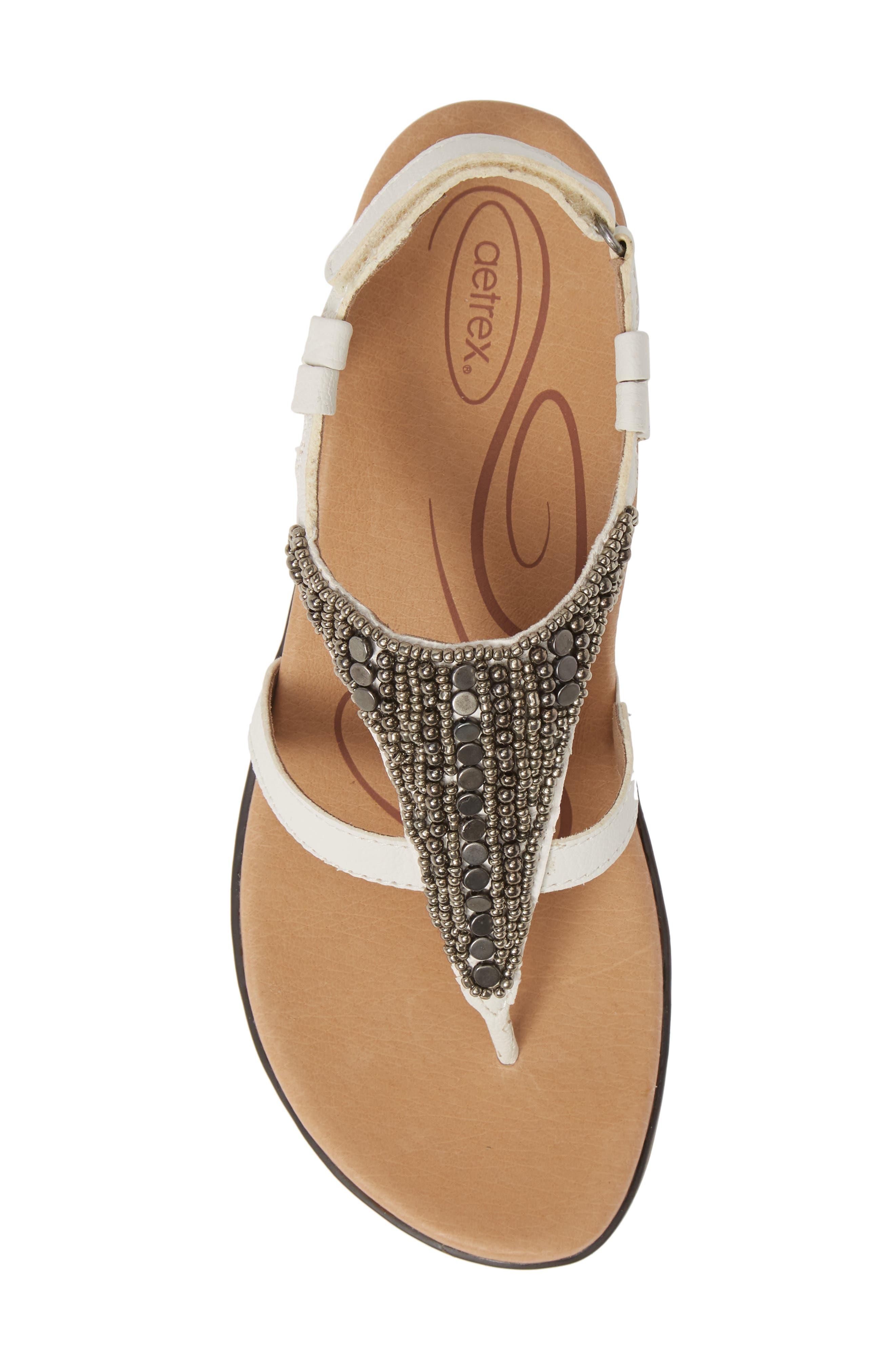 Aetrex Sheila Embellished Sandal, Alternate, color, 