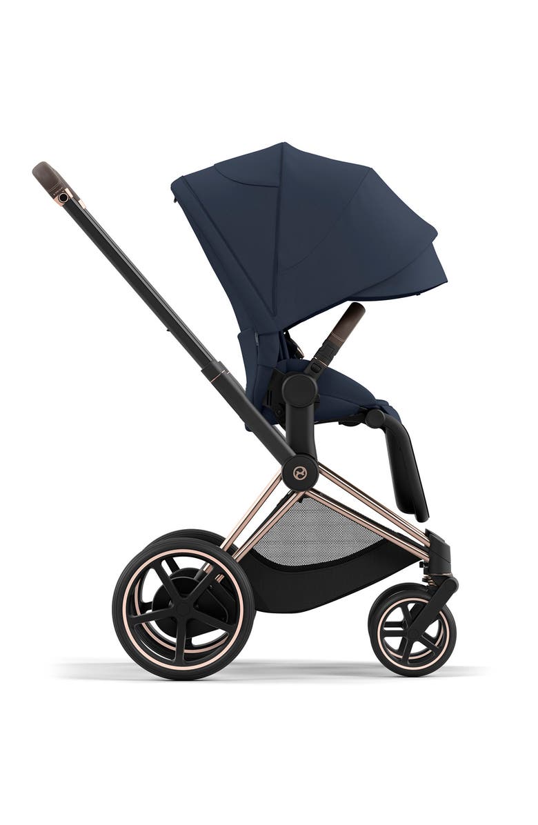 CYBEX e-PRIAM 2 Electronic Smart Stroller, Alternate, color, Nautical Blue